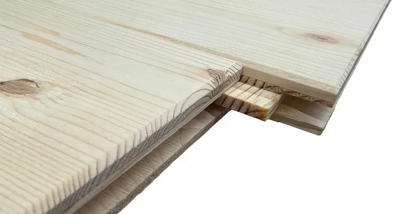 19 mm 3-Schicht Naturholzplatten, Fichte