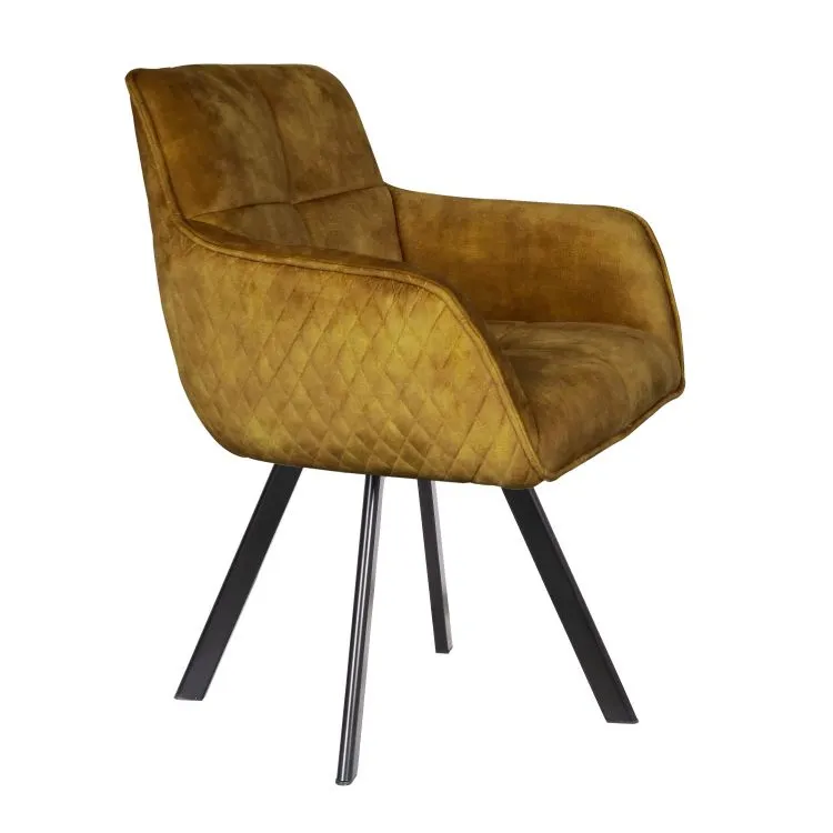 Drehstuhl Peter "Macau Amber" Gold