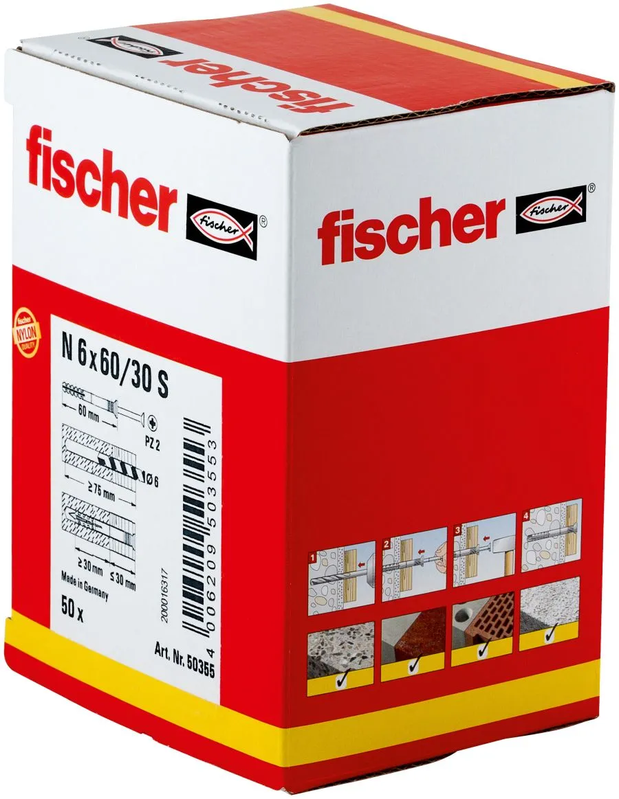 Nageld&uuml;bel N 6 x 60/30 S