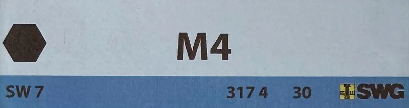 M 4 Muttern vz