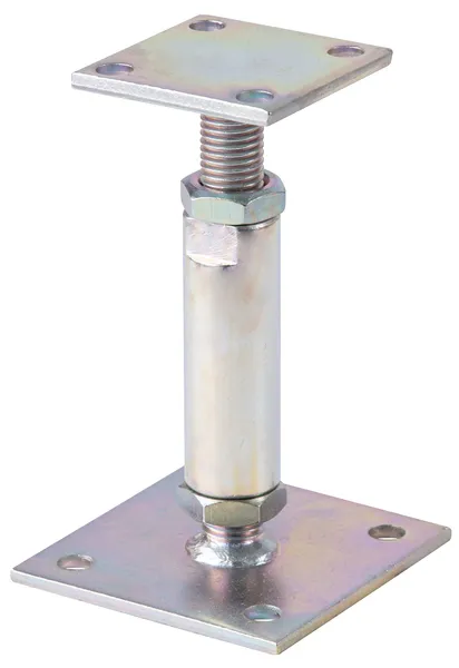 \\SW-AG\AllgeierSchoedel\Bilder Onlineshop\Alberts Pfostenkappen, Flechtzaunhalter, Pfostenanker, Einschlagh&uuml;lse\Pfostentr&auml;ger\Pfostentr&auml;ger h&ouml;henverstellbar 150-190 mm 212391.jpg