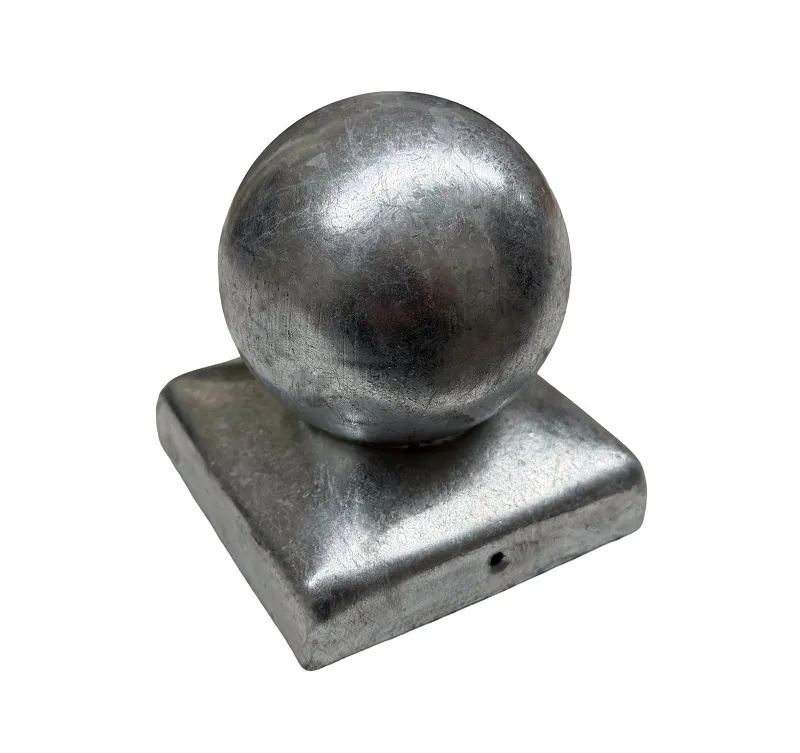 Pfostenkappe  90 x 90 mm mit Kugel
