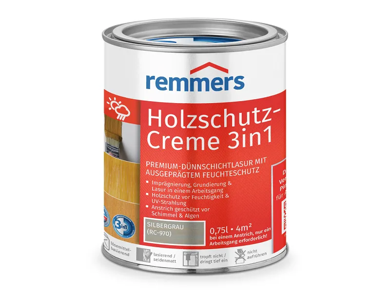 remmers Holzschutz-Creme 3in1, 5,0 l