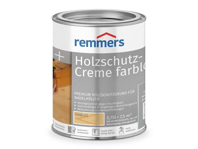 remmers Holzschutz-Creme 3in1, 5,0 l