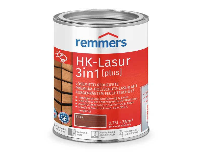 HK-Lasur 3in1 (plus) Teak  2,5 Liter