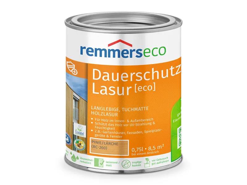 Dauerschutz-Lasur Pinie L&auml;rche 2,5 ltr