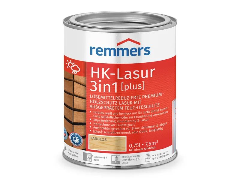 HK-Lasur 3in1 (plus) farblos 0,75 L