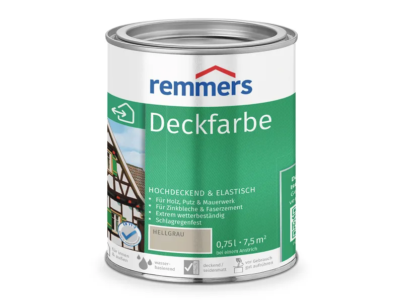 remmers Deckfarbe hellgrau