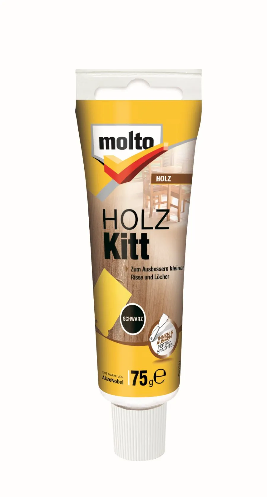 Holzkitt Schwarz 75 gr, Molto