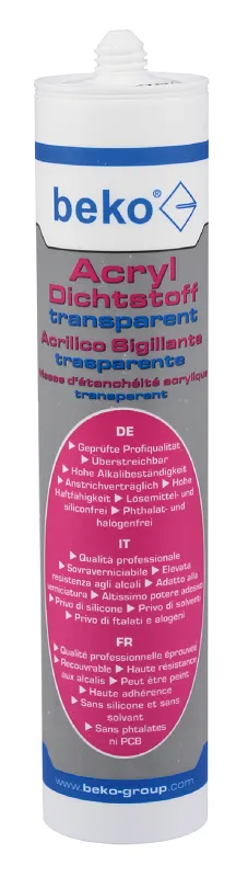 Acryl-Dichtstoff transparent 310 ml