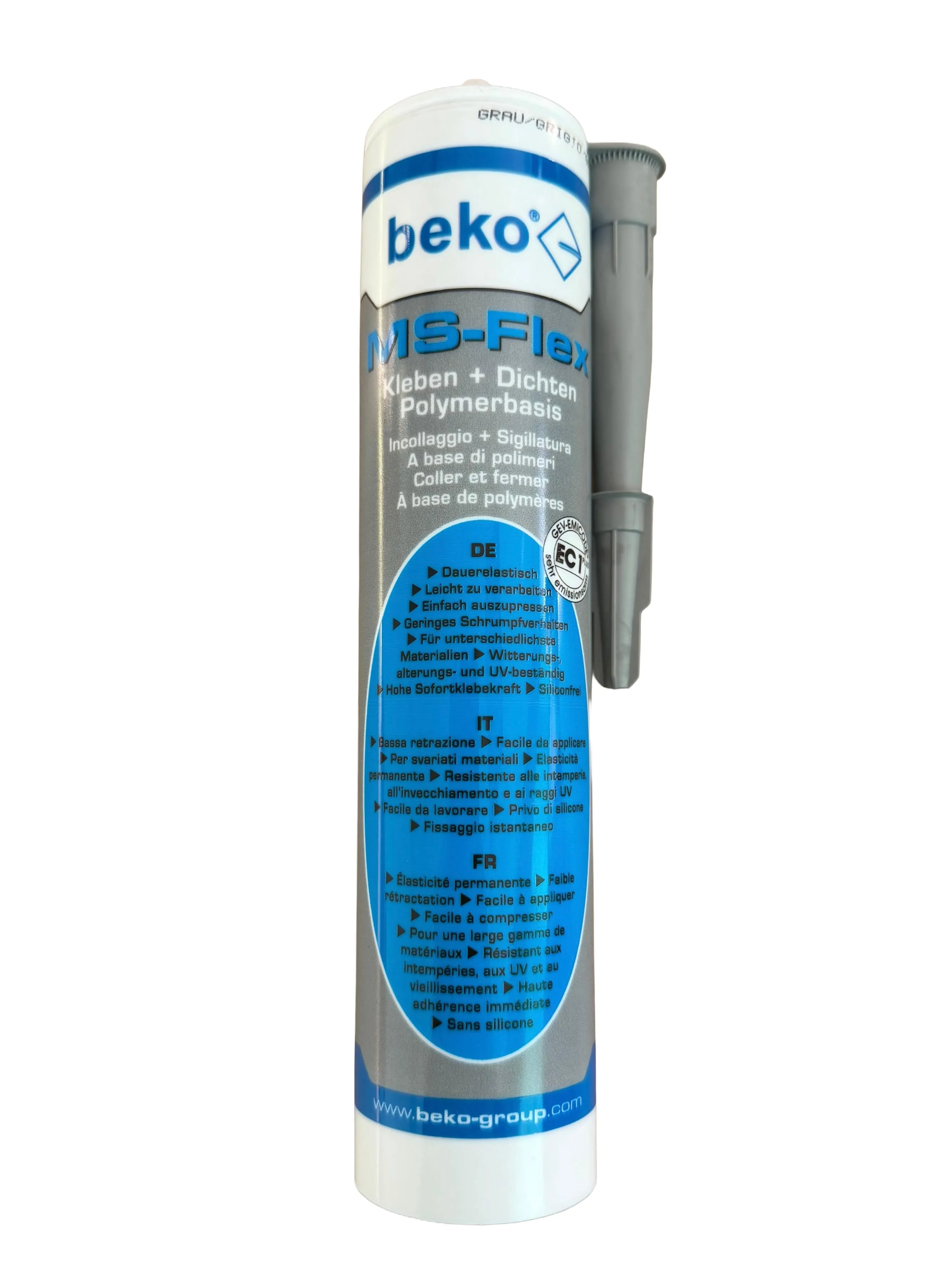 \\SW-AG\AllgeierSchoedel\Bilder Onlineshop\beko ( schon bearb. )\MS-Flex Kleben+Dichten 300 ml grau.jpg