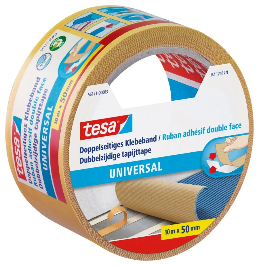 Tesa Doppelseitiges Klebeband 10x50 mm