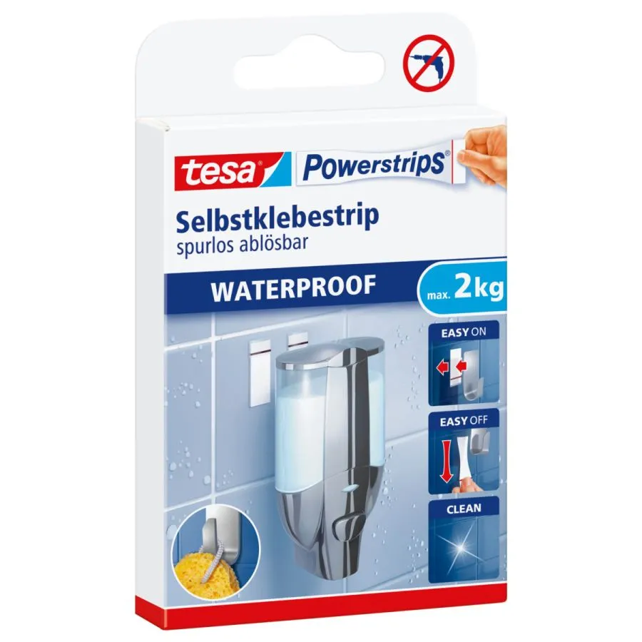 TESA Powerstrip Wasserfest