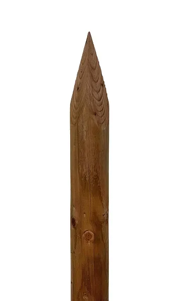 Rundholzpfosten, gefr&auml;st, &Oslash; 100 mm