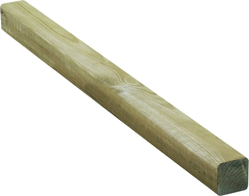9 x 9 x 270 mm Vierkantpfosten Stumpf