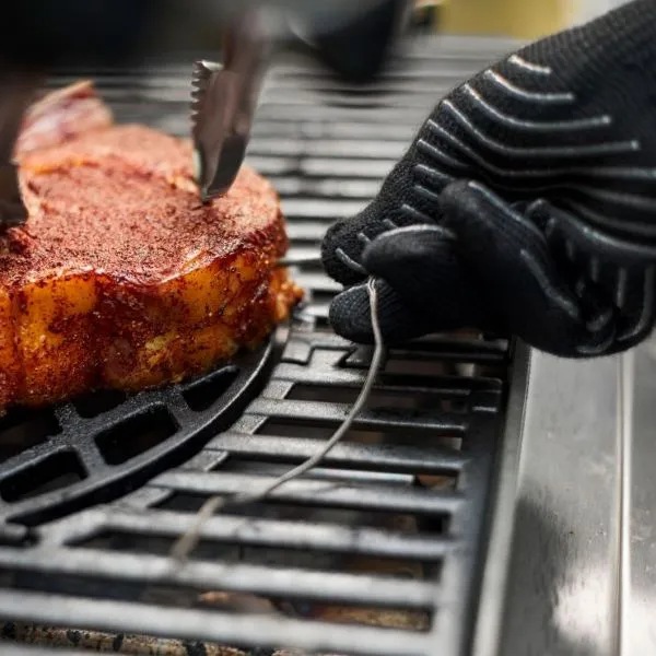 Grillhandschuh-Set aus Kevlar (L/ XL)