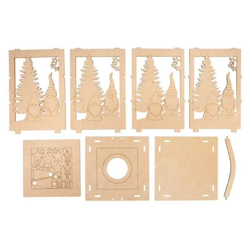 Holz Laterne Wichtel FSC Mix Credit