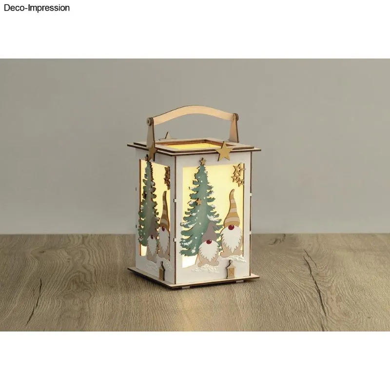 Holz Laterne Wichtel FSC Mix Credit
