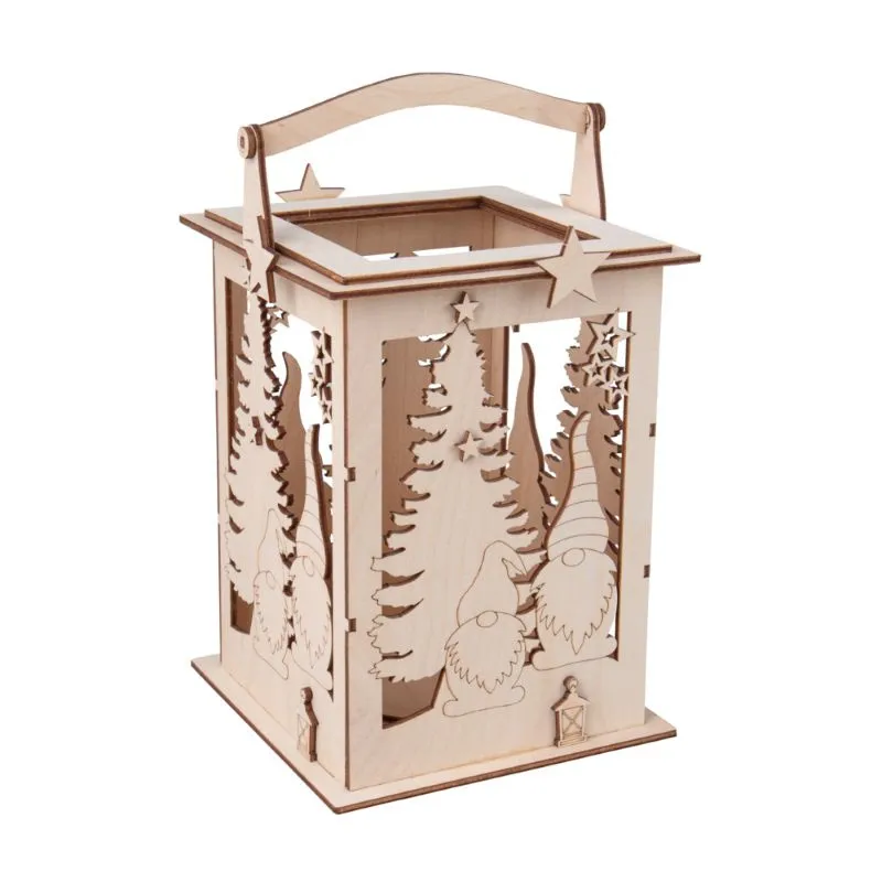 Holz Laterne Wichtel FSC Mix Credit