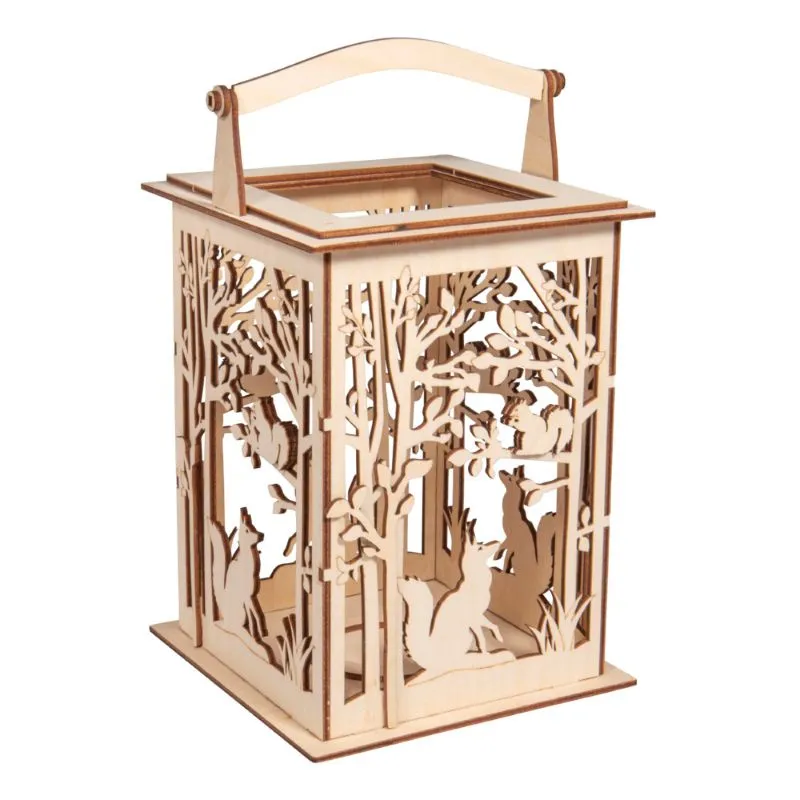Holz Laterne Wald FSC Mix Credit natur