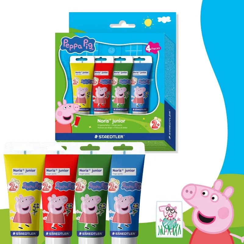 NorisJunior PeppaPig Fingermalfarbe