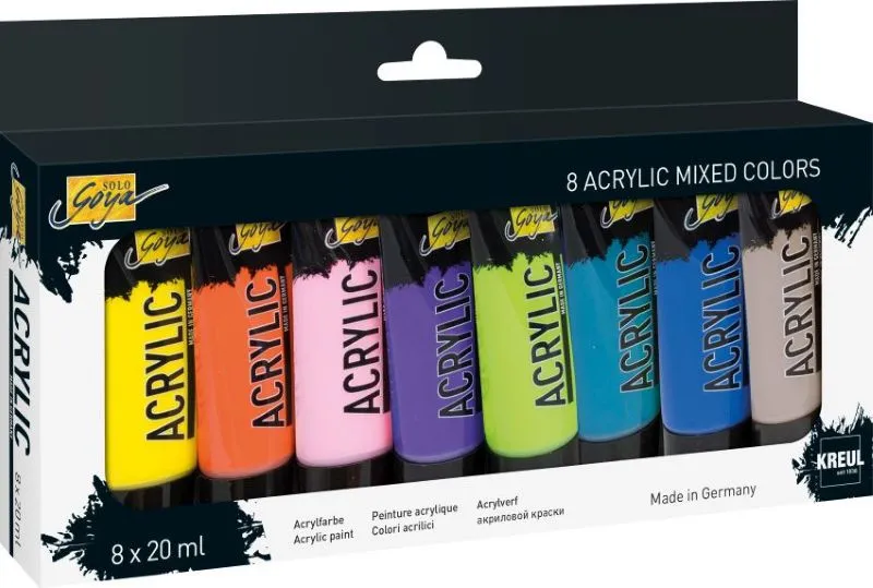 Solo Goya Acrylic - Set Mixed Colors