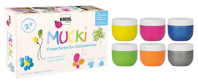 Mucki Fingerfarbe Gl&uuml;ckskinder