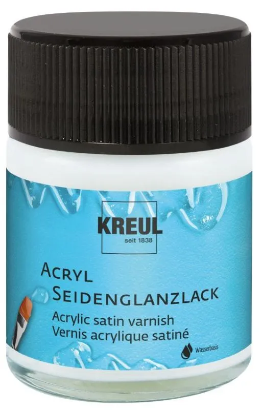 Acryl - Seidenglanzlack auf Wasserbasis