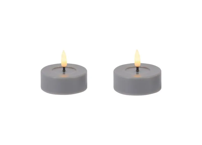 Candela Lights LED - Teelicht Basic grey