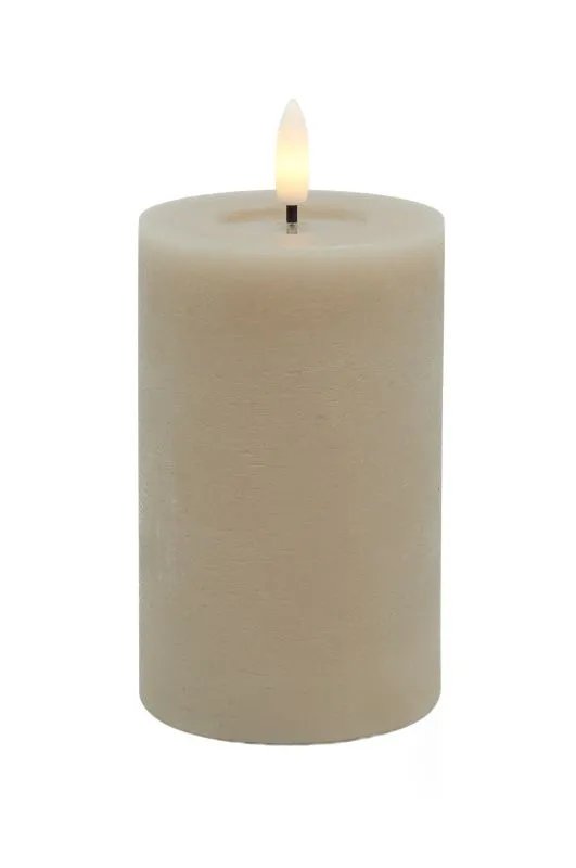 Candela Lights LED - Stumpenkerze sand