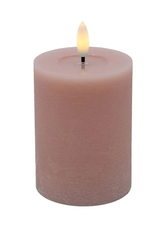 Candela Lights LED - Stumpenkerze ros&eacute;