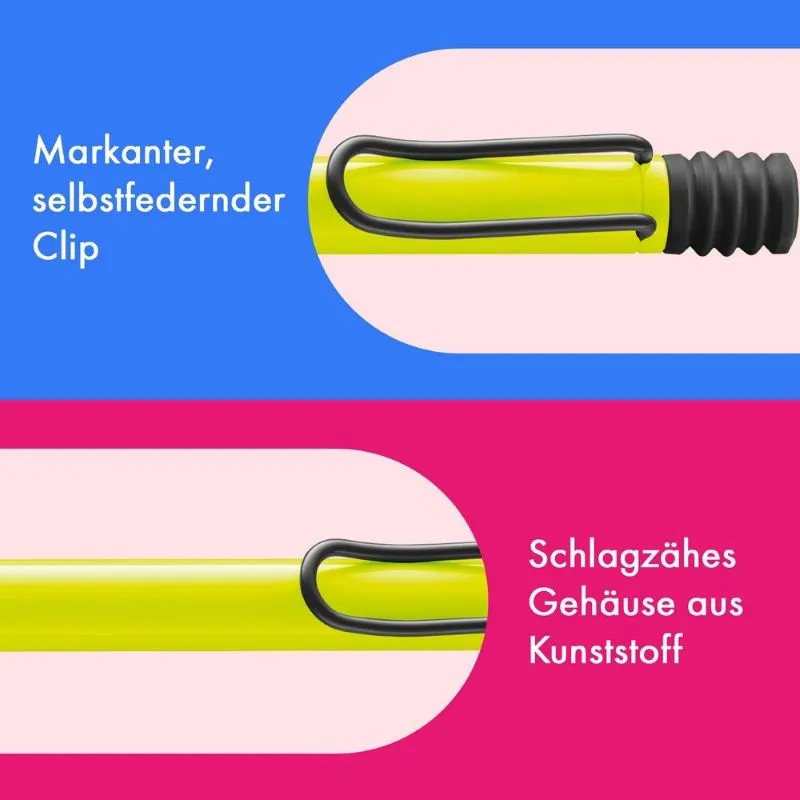 LAMY safari Kugelschreiber neonyellow