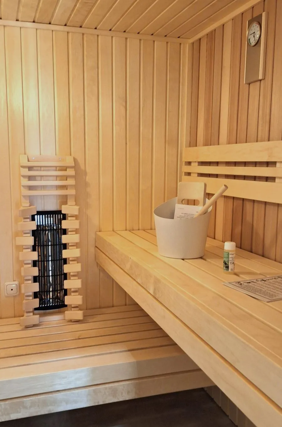 Sauna-Kabine nach Mass gebaut