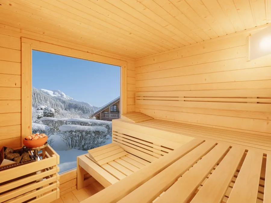Gartensauna Terra 2B, nord. Fichte 70 mm