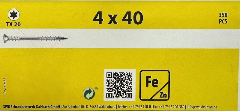 \\SW-AG\AllgeierSchoedel\Bilder Onlineshop\SWG_Produktdaten_Holz_Schoedel-2025-10-23\Verlegeschraube_VZ_SK_Fr&auml;s_Eimer_HAU72006\4x40_mm_350_St&uuml;ck.jpeg
